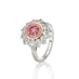 PLATINUM 0.57CT ARGYLE PINK DIAMOND CLUSTER STYLE RING (Thumbnail 2)