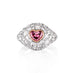 'A HEARTS DESIRE' 0.96CT HEART SHAPED ARGYLE PINK DIAMOND & DIAMOND  RING (Thumbnail 1)
