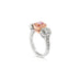 PLATINUM AND 18CT ROSE GOLD 0.40CT RADIANT CUT ARGYLE PINK DIAMOND AND WHITE DIAMOND RING (Thumbnail 2)
