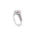ARGYLE PINK DIAMOND AND DIAMOND "GRACE" RING SET IN PLATINUM (Thumbnail 2)
