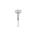 ARGYLE PINK DIAMOND AND DIAMOND "GRACE" RING SET IN PLATINUM (Thumbnail 4)