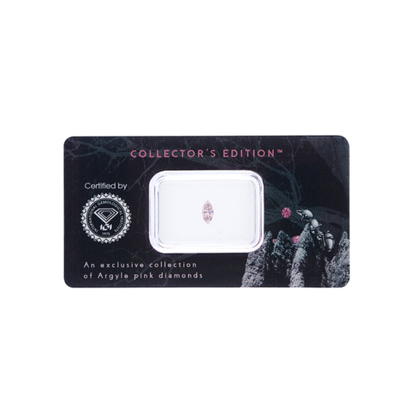 0.21CT 6PR/SI2- FP/SI1 MARQUISE LOOSE ARGYLE PINK DIAMOND - IGI COLLECTORS EDITION (Image 2)
