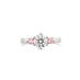 ARGYLE PINK DIAMOND AND DIAMOND PLATINUM AND ROSE GOLD RING (Thumbnail 1)