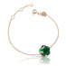 PASQUALE BRUNI PETIT JOLI 18CT ROSE GOLD GREEN & WHITE AGATE BRACELET WITH CHAMPAGNE & WHITE DIAMONDS (Thumbnail 1)