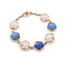 PASQUALE BRUNI 'TON JOLI' 18CT ROSE GOLD LAPIS LAZULI AND WHITE AGATE DIAMOND BRACELET (Thumbnail 1)