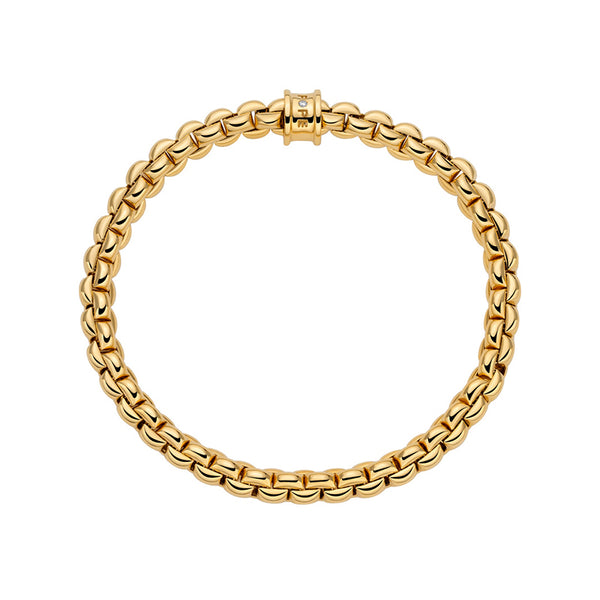 FOPE EKA 18CT YELLOW GOLD DIAMOND BRACELET (Image 2)