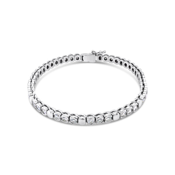 PICCHIOTTI 18CT WHITE GOLD DIAMOND SET BRACELET (Image 2)