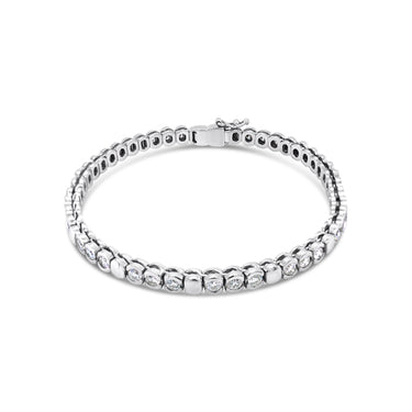 PICCHIOTTI 18CT WHITE GOLD DIAMOND SET BRACELET