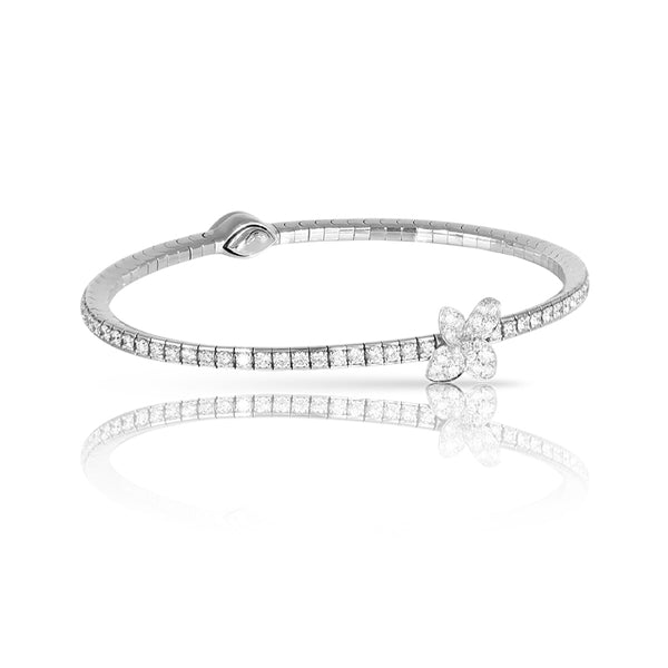 PASQUALE BRUNI 'HEART TO EARTH' 18CT WHITE GOLD DIAMOND BRACELET (Image 1)