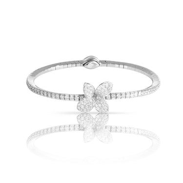 PASQUALE BRUNI 'HEART TO EARTH' 18CT WHITE GOLD DIAMOND BRACELET