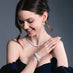 DEMEGLIO 'CASHMERE' 19.29CT DIAMOND ELASTIC BRACELET IN 18CT WHITE GOLD (Thumbnail 2)