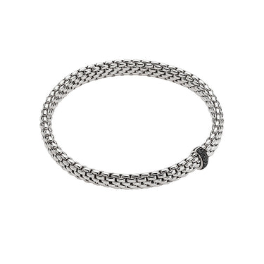 FOPE VENDOME 18CT WHITE GOLD BLACK DIAMOND BRACELET