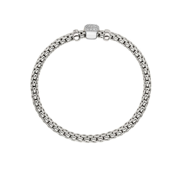 FOPE 'VENDOME' 18CT WHITE GOLD DIAMOND FLEX'IT BRACELET (Image 2)