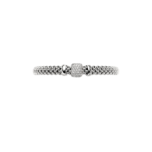 FOPE 'VENDOME' 18CT WHITE GOLD DIAMOND FLEX'IT BRACELET (Image 3)