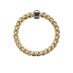 FOPE 'EKA' 18CT YELLOW GOLD AND 18CT WHITE GOLD BLACK DIAMOND RHONDEL FLEX'IT BRACELET (Thumbnail 2)