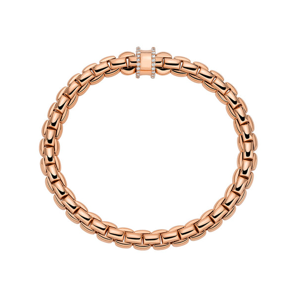 FOPE EKA 18CT ROSE GOLD DIAMOND BRACELET (Image 2)