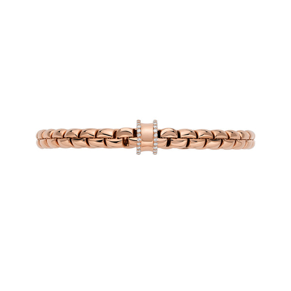 FOPE EKA 18CT ROSE GOLD DIAMOND BRACELET (Image 3)