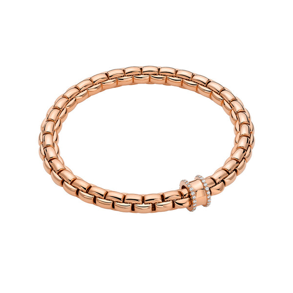 FOPE EKA 18CT ROSE GOLD DIAMOND BRACELET (Image 1)