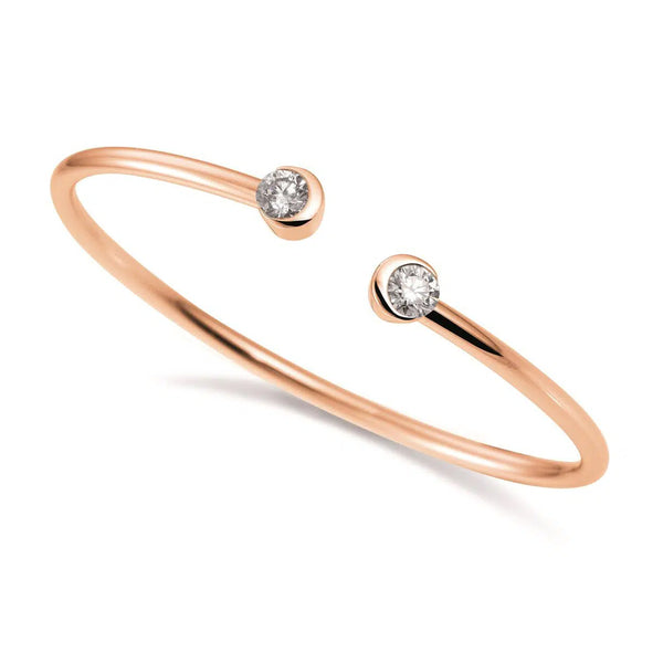 STOCKERT 'MOONSTRUCK' 18CT ROSE GOLD DIAMOND BANGLE (Image 1)