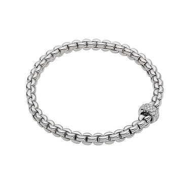 FOPE 'EKA' 18CT WHITE GOLD DIAMOND BRACELET