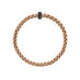FOPE "EKA" 18ct ROSE GOLD ROUND BRILLIANT CUT BLACK DIAMOND BRACELET MEDIUM SIZE (Thumbnail 2)