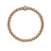 FOPE" EKA"  18CT ROSE & WHITE GOLD PAVE DIAMOND FLEXÍT BRACELET MEDIUM SIZE (Thumbnail 3)