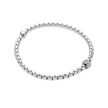 FOPE 'EKA' 18CT WHITE GOLD DIAMOND BRACELET