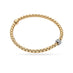 FOPE 'FLEX'IT EKA TINY' 18CT YELLOW GOLD AND 18CT WHITE GOLD PAVE DIAMOND BRACELET (Thumbnail 1)