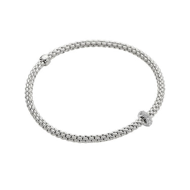 FOPE 'PRIMA' 18CT WHITE GOLD DIAMOND BRACELET