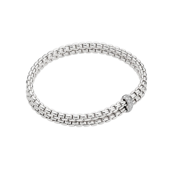FOPE EKA 18CT WHITE GOLD DIAMOND BRACELET (Image 1)
