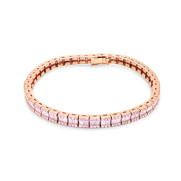 18CT ROSE GOLD FANCY PINK DIAMOND BRACELET (Image 1)