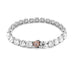 PLATINUM AND 18CT ROSE GOLD 25.45CT WHITE DIAMOND LINE BRACELET WITH ARGYLE PINK DIAMOND CLASP (Thumbnail 1)