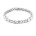 PLATINUM AND 18CT ROSE GOLD 25.45CT WHITE DIAMOND LINE BRACELET WITH ARGYLE PINK DIAMOND CLASP (Thumbnail 2)