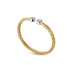18CT WHITE AND YELLOW GOLD DIAMOND BANGLE (Thumbnail 1)