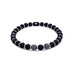 DEMEGLIO 'SEFRA' 18CT WHITE GOLD MATTE BLACK DIAMOND STRETCH BRACELET (Thumbnail 1)