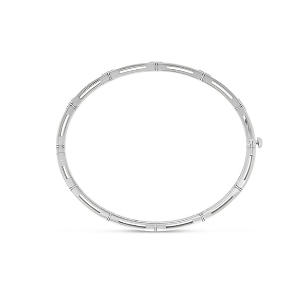 ROBERTO COIN 'LOVE IN VERONA' 18CT WHITE GOLD AND DIAMOND BANGLE (Image 3)