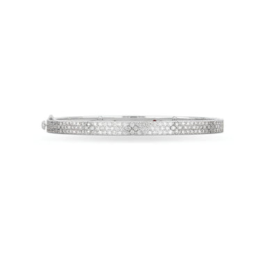 ROBERTO COIN 'LOVE IN VERONA' 18CT WHITE GOLD DIAMOND BANGLE