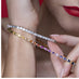 DEMEGLIO EXTENSIBLE EMERALD CUT DIAMOND STRETCH BRACELET IN 18CT WHITE GOLD (Thumbnail 2)