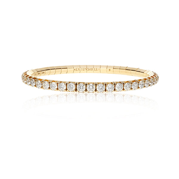 DEMEGLIO 'EXTENSIBLE' 18CT YELLOW GOLD 9.05CT DIAMOND BRACELET (Image 1)