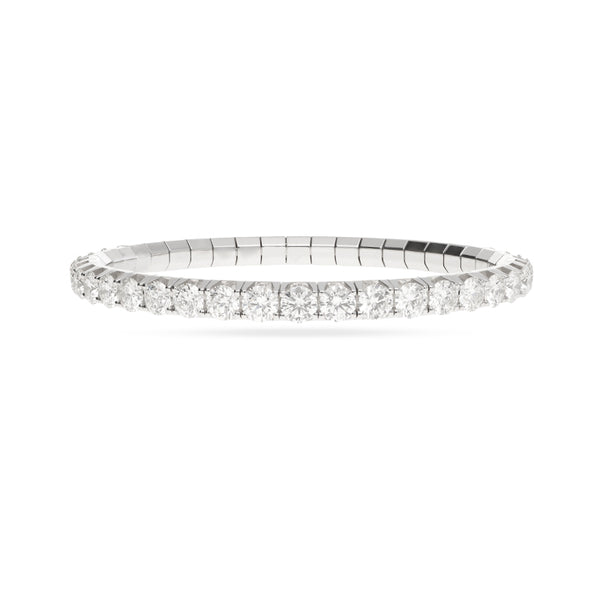 DEMEGLIO 'EXTENSIBLE' 18CT WHITE GOLD DIAMOND STRETCH BRACELET (Image 1)