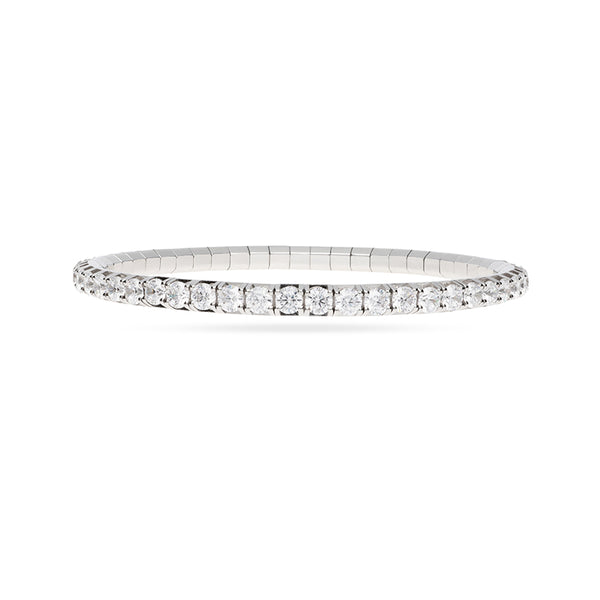 DEMEGLIO 'EXTENSIBLE' 18CT WHITE GOLD DIAMOND STRETCH BRACELET (Image 1)