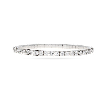 DEMEGLIO 'EXTENSIBLE' 18CT WHITE GOLD DIAMOND STRETCH BRACELET