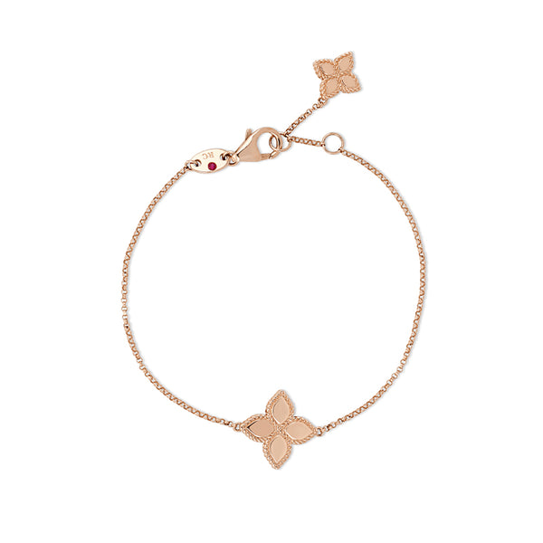 ROBERTO COIN 'PRINCESS FLOWER' 18CT ROSE GOLD BRACELET (Image 1)
