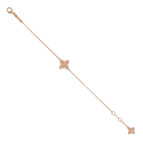 ROBERTO COIN 'PRINCESS FLOWER' 18CT ROSE GOLD BRACELET (Image 2)