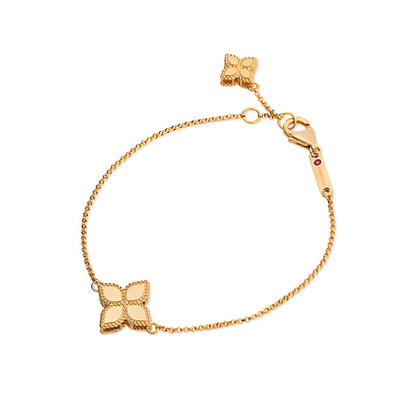 ROBERTO COIN 'PRINCESS FLOWER' 18CT YELLOW GOLD BRACELET (Image 2)