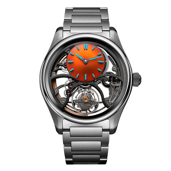 H. MOSER & CIE. PIONEER CYLINDRICAL TOURBILLON SKELETON SPICED AQUA (Image 1)