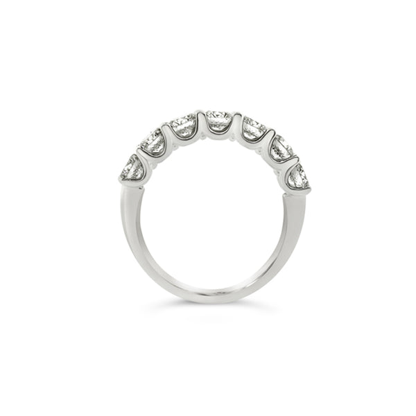 ROBERTO COIN "CENTO" 18CT WHITE GOLD ETERNITY RING 7 DIAMONDS  1.89CT E/VS1 (Image 2)