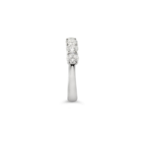 ROBERTO COIN "CENTO" 18CT WHITE GOLD ETERNITY RING 7 DIAMONDS  1.89CT E/VS1 (Image 3)