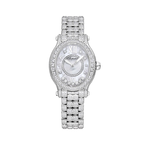 HAPPY SPORT OVAL DIAMOND IN WHITE GOLD WITH DIAMONDS (Image 1)