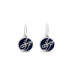 18CT WHITE GOLD ONYX "JFP" DROP EARRINGS (Thumbnail 1)